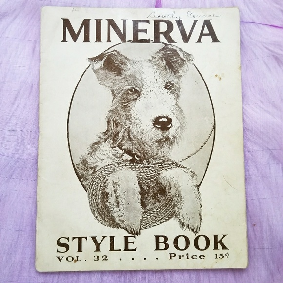 Vintage Other - Vintage 1933 Minerva knitting pattern book